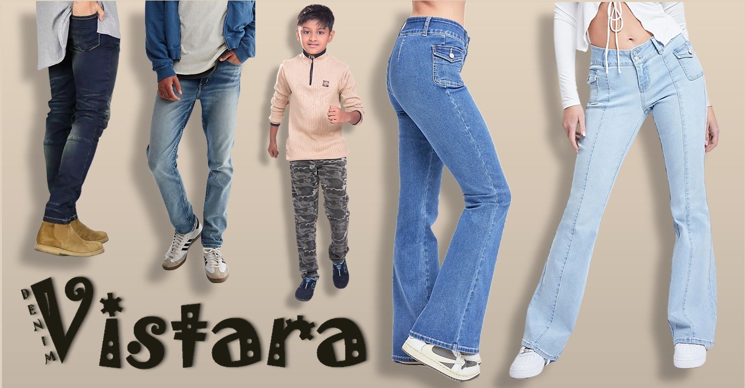 100% Cotton Denim Jeans